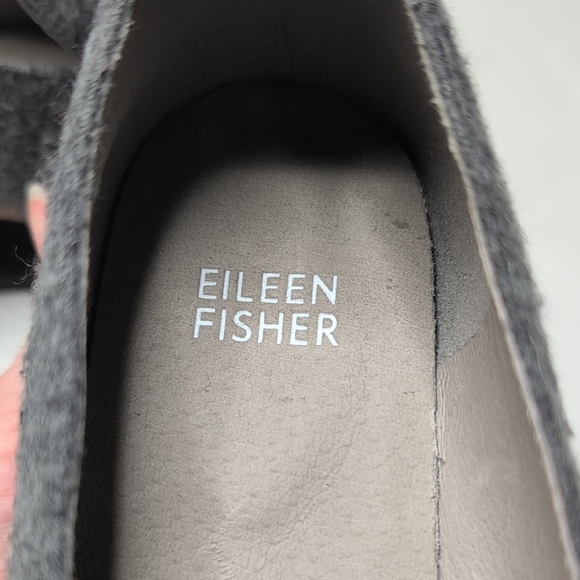 NWOT Eileen Fisher Ells Mohair Platform Loafers - Picture 5 of 7